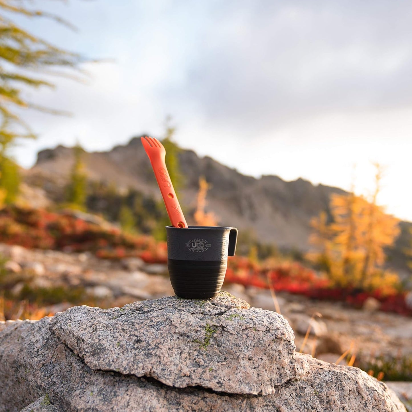 UCO Collapsible Camp Cup for Camping, Backpacking, and Hiking, 12 Ounces
