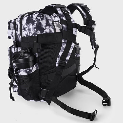 LHI Military Tactical Backpack for Men and Women 45L Army 3 Days Assault Pack Bag Large Rucksack with Molle System - Black - Colors A