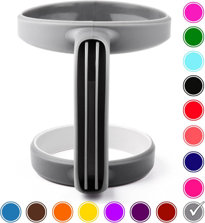 STRATA CUPS 30 oz Tumbler Handle - Available For 30 oz YETI Tumbler, OZARK TRAIL, Rambler Tumbler- BPA free (Black)