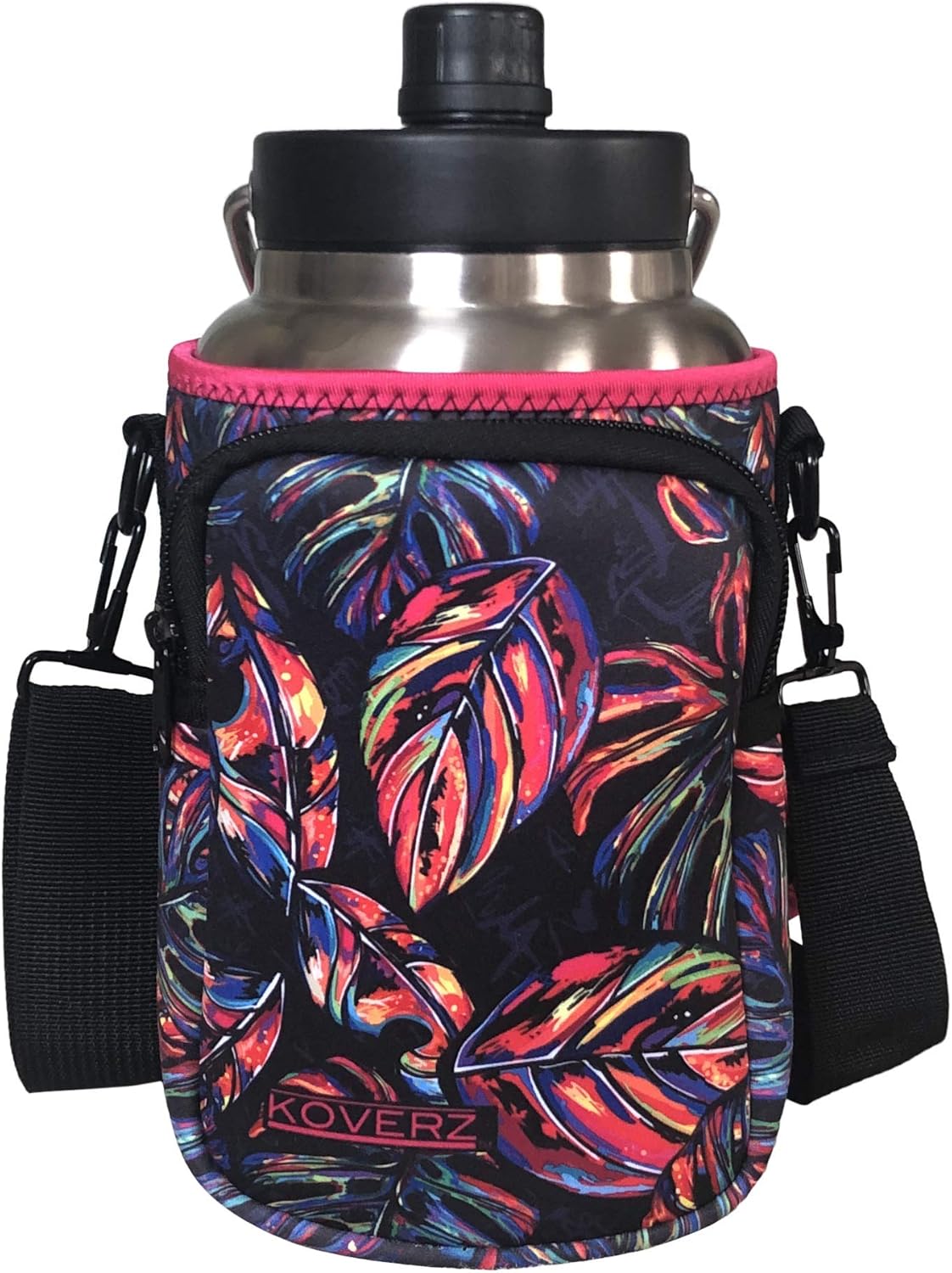 24-30oz 750ml Water Bottle Carrier with Shoulder Strap, Water Bottle Insulator - Midnight Mums