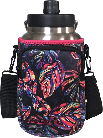 24-30oz 750ml Water Bottle Carrier with Shoulder Strap, Water Bottle Insulator - Midnight Mums