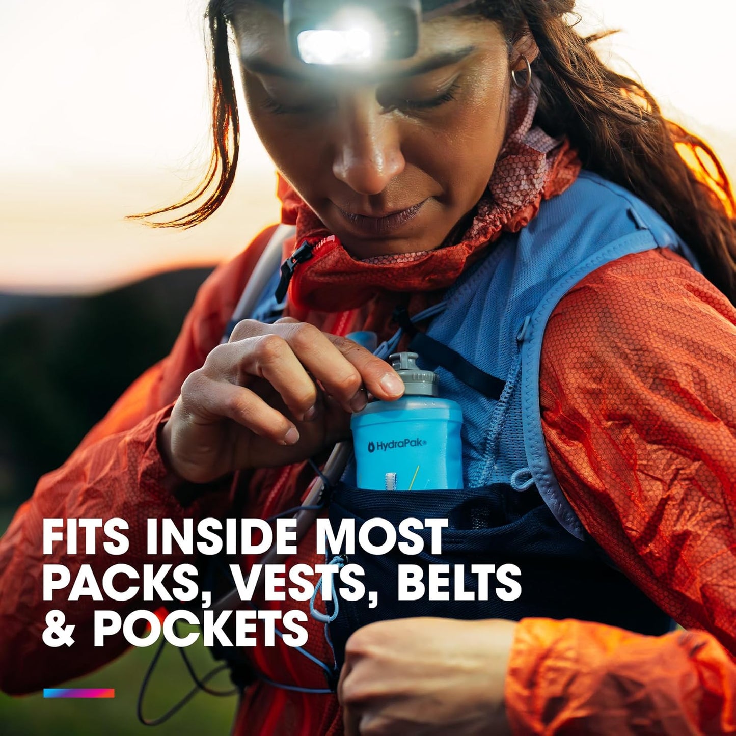 HydraPak SoftFlask - Collapsible Nutrition Flask (150ml or 250ml) - BPA Free, Easy Open Cap, Foldable, Lightweight
