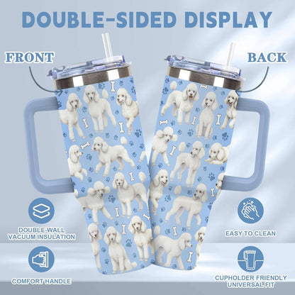Beagle Gifts for Women Men, 40oz Stainless Steel Insulated Tumbler Travel Cup Mug, Funny and Unique Beagle Gifts for Dog Lover - Colors A
