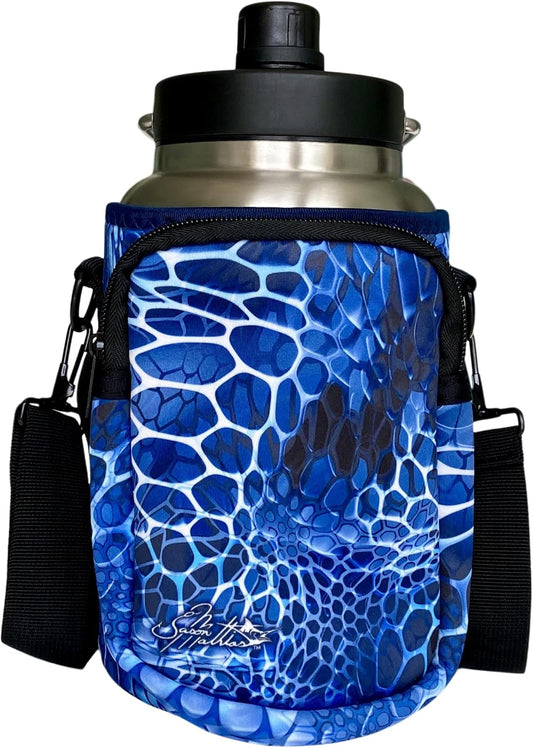 24-30oz 750ml Water Bottle Carrier with Shoulder Strap, Water Bottle Insulator - Midnight Mums