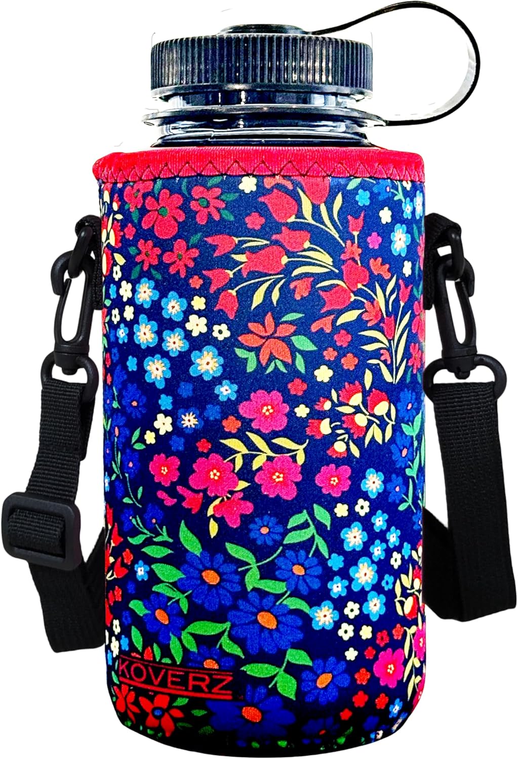 24-30oz 750ml Water Bottle Carrier with Shoulder Strap, Water Bottle Insulator - Midnight Mums