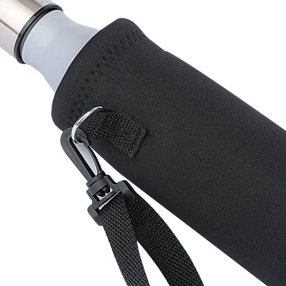 RICHEN Neoprene Water Bottle Carrier Bag with Adjustable Shoulder Strap,Insulated Water Bottle Cover for Stainless Steel/Glass/Plastic Bottles