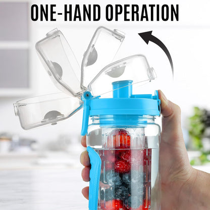Portable Water Bottle with Fruit Infuser