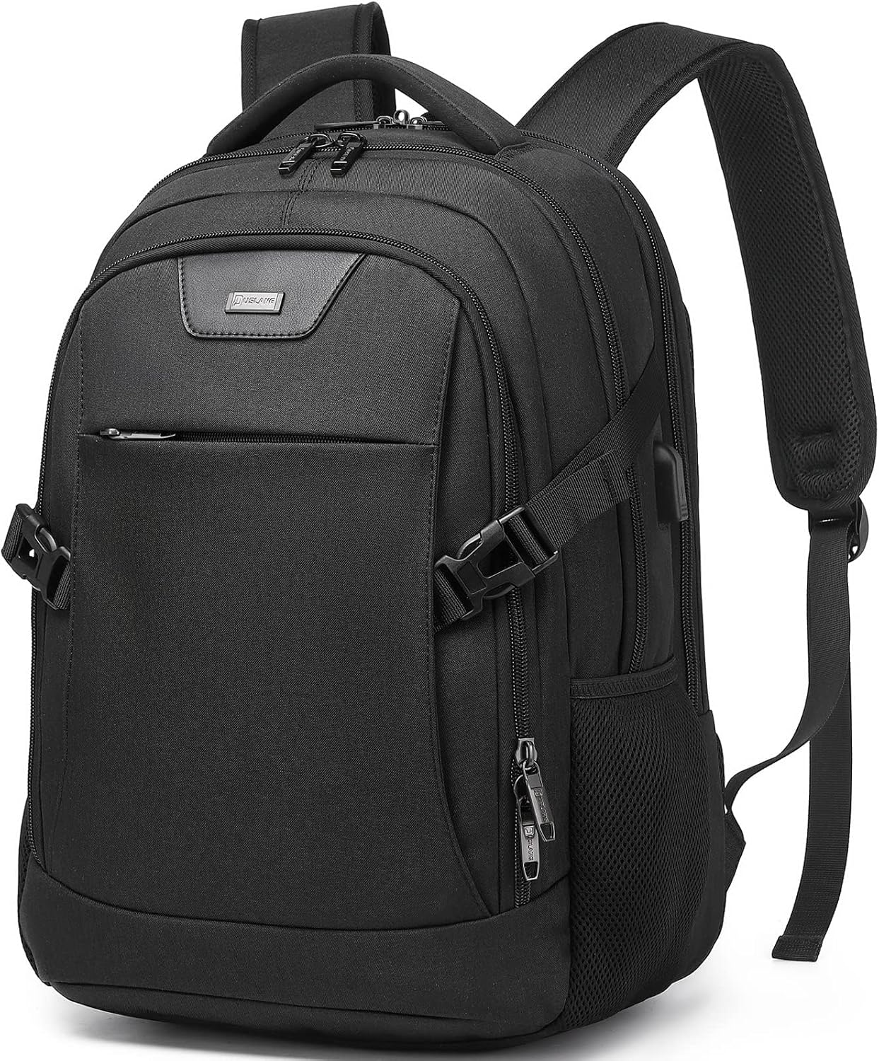DUSLANG 17 Inch Laptop Backpack for Travel Water Resistant College Backpack for Men/Women Laptop Bag with USB Charging Port,Black - Colors B