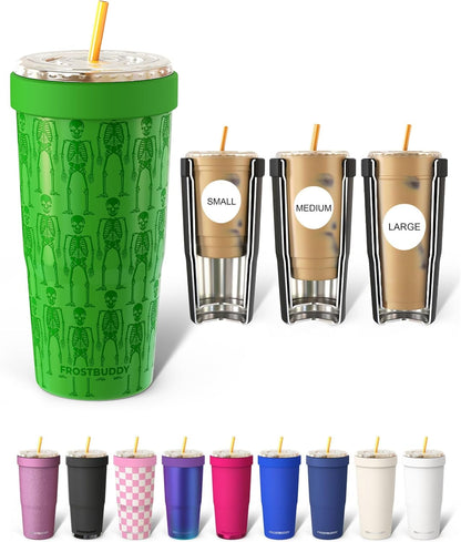 Frost Buddy Togo Buddy | 30 oz Stainless Steel Vacuum Insulated Tumbler | To Go Coffee Cup – Iced Coffee Cups, Iced Coffee Sleeve, Travel Mug, Thermal Cup for Hot & Cold Drinks, Dunkin Cup (Pencil) - Colors B