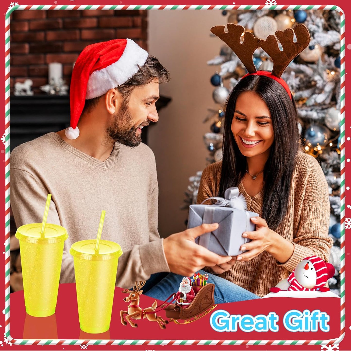 24 Pack Plastic Tumblers with Lids and Straw, Reusable Cups with Lids and Straws Colorful Cups for Cold Drink Iced Coffee, Plastic Tumbler Bulk for Party Birthday Gifts (24 oz, Stylish Colors)
