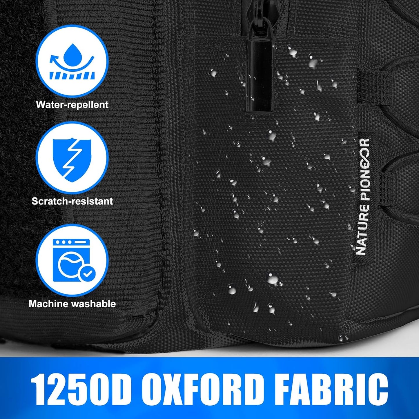 NATURE PIONEOR Magnetic Gym Bag for Men and Women - Magnet Water Bottle Holder Sling Carrier with Crossbody Shoulder Strap,Gym Accessories Pouch,Phone Pockets for Sports,Walking,Travel,Workout