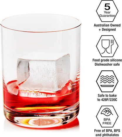 DRINKSPLINKS Water Bottle Ice Cube Tray. Keep Water in Drink Bottles Cold for Longer With This Large Tumbler Ice Cube Mold.