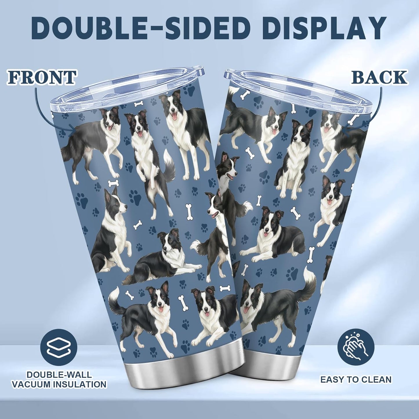 Beagle Gifts for Women Men, 40oz Stainless Steel Insulated Tumbler Travel Cup Mug, Funny and Unique Beagle Gifts for Dog Lover - Colors A