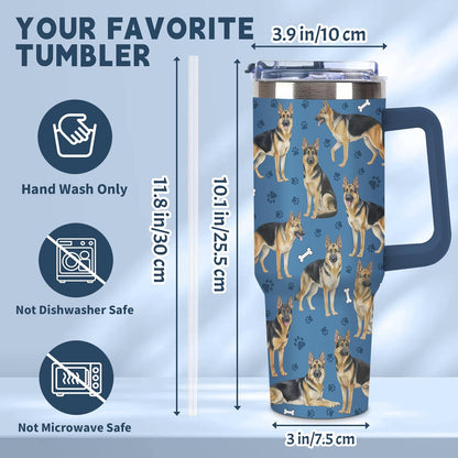Beagle Gifts for Women Men, 40oz Stainless Steel Insulated Tumbler Travel Cup Mug, Funny and Unique Beagle Gifts for Dog Lover - Colors A