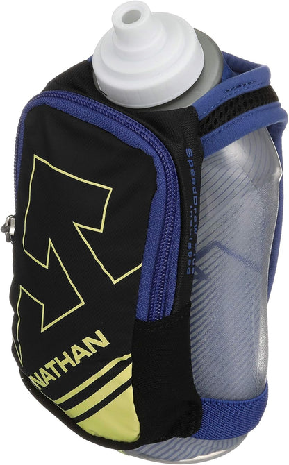 Nathan SpeedDraw Plus Insulated Handheld Water Bottle – Grip-Free Running Flask for Runners, Hiking, and Sports