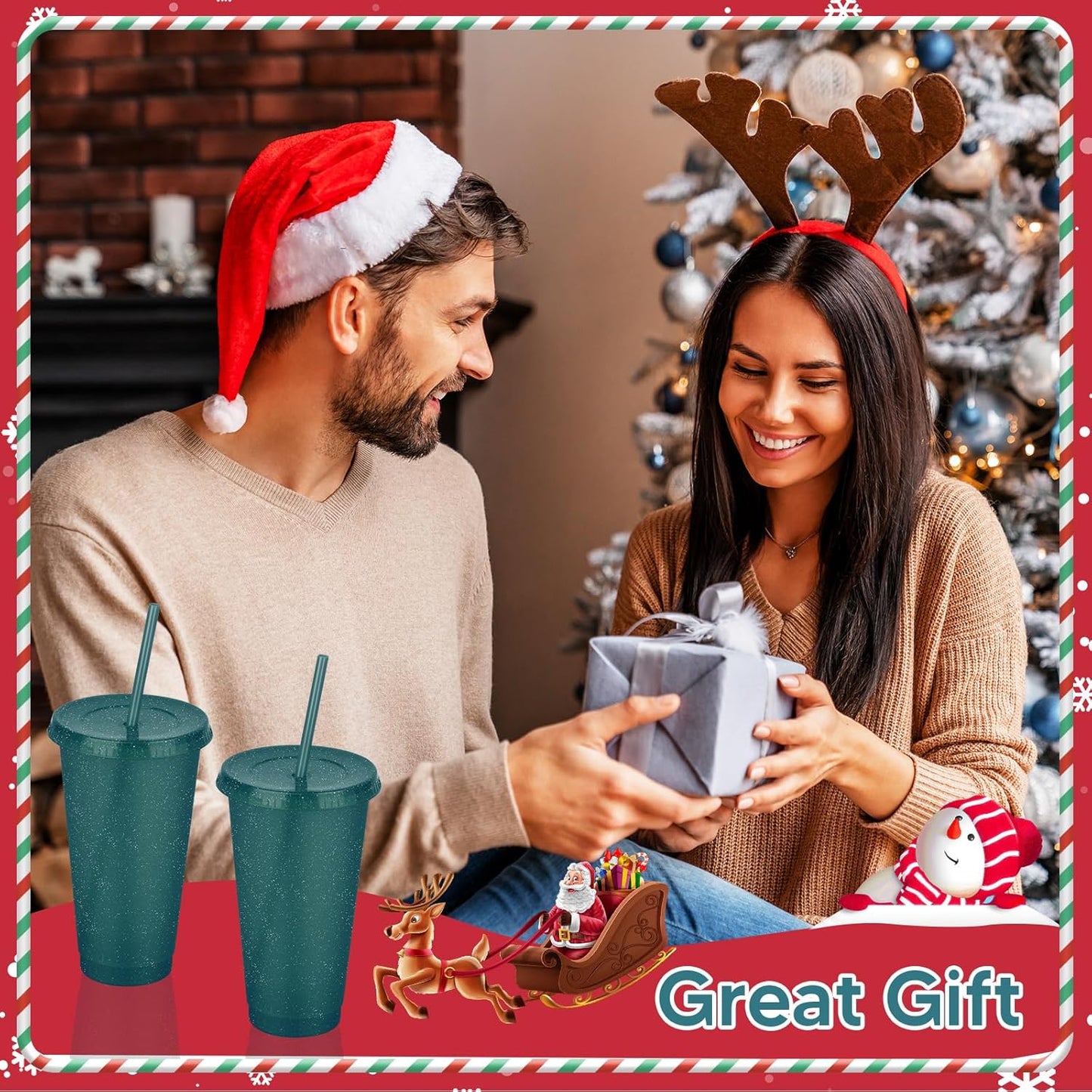 24 Pack Plastic Tumblers with Lids and Straw, Reusable Cups with Lids and Straws Colorful Cups for Cold Drink Iced Coffee, Plastic Tumbler Bulk for Party Birthday Gifts (24 oz, Stylish Colors)