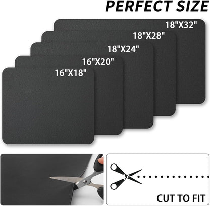 HotLive Dish Drying Mat for Kitchen Counter, Heat Resistant Drainer Mats with Non-slip Rubber Backed, Hide Stain Kitchen Super Absorbent Draining Mat, Easy to Clean Dish Rack Pad, Dark Grey 16"x18"