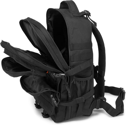 Wotony Military Tactical Backpack for Men Waterproof Daypack 3 Day Assault Pack Molle Bag with Water Bottle Holder