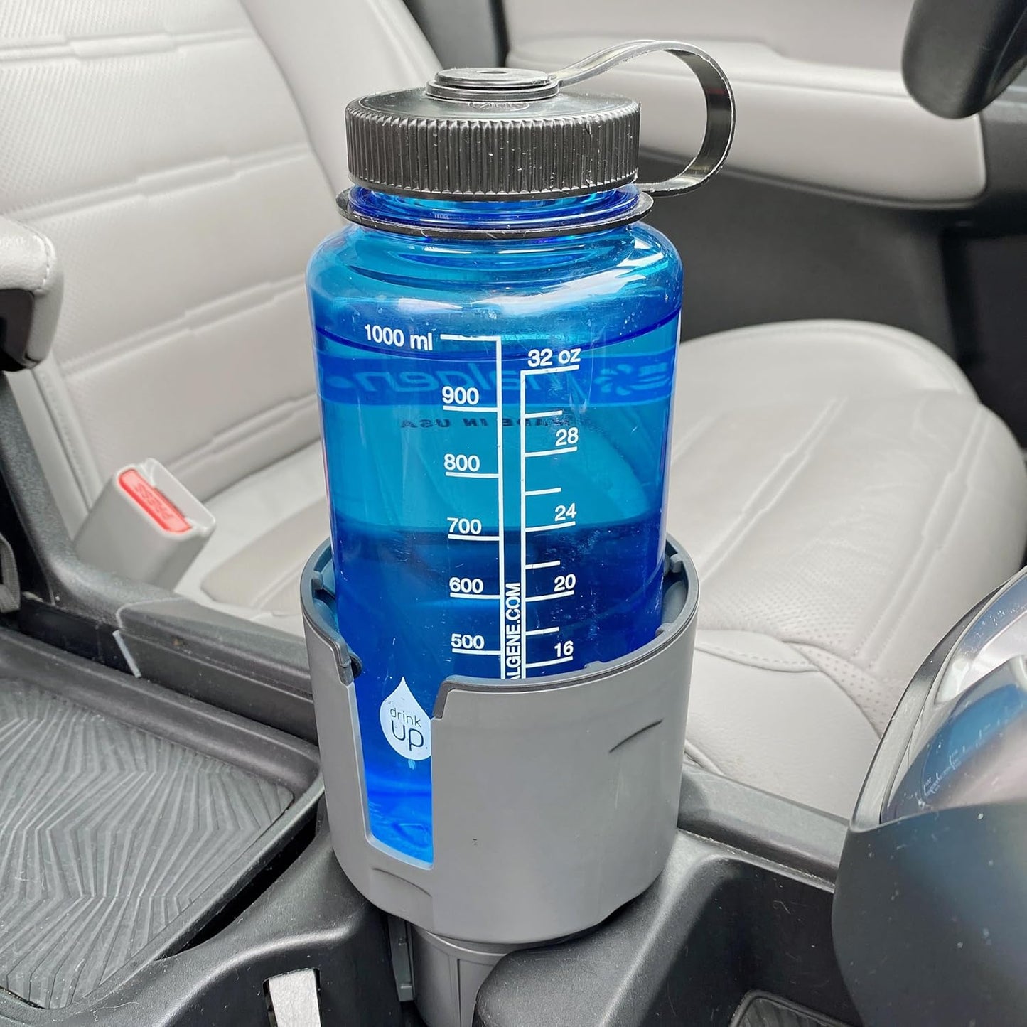 Swigzy Car Cup Holder Expander Adapter for Large Water Bottles - [Patented & Upgraded] - Holds: Hydro-Flask, Yeti, Nalgene, Owala, 32-40oz - Adjustable Expandable Insert Extender - Universal