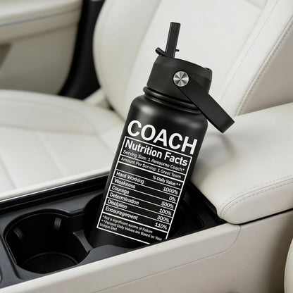 Coach Gifts for Men, Women - Coach Water Bottle 32 oz
