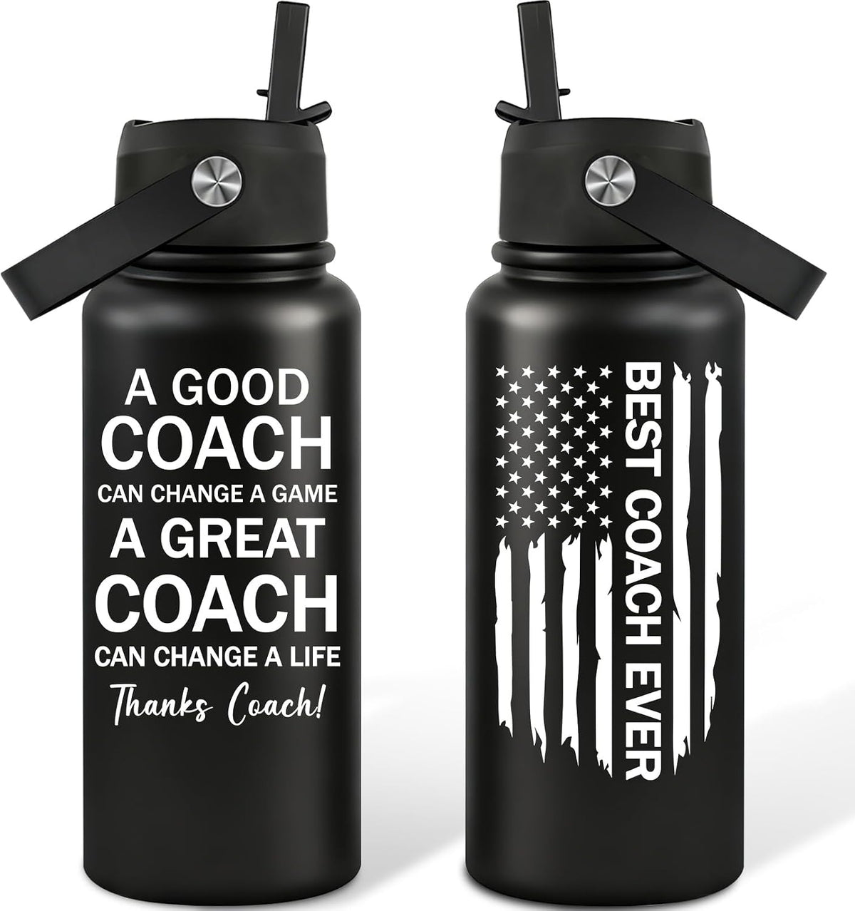 Coach Gifts for Men, Women - Coach Water Bottle 32 oz