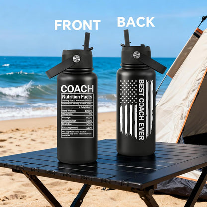 Coach Gifts for Men, Women - Coach Water Bottle 32 oz