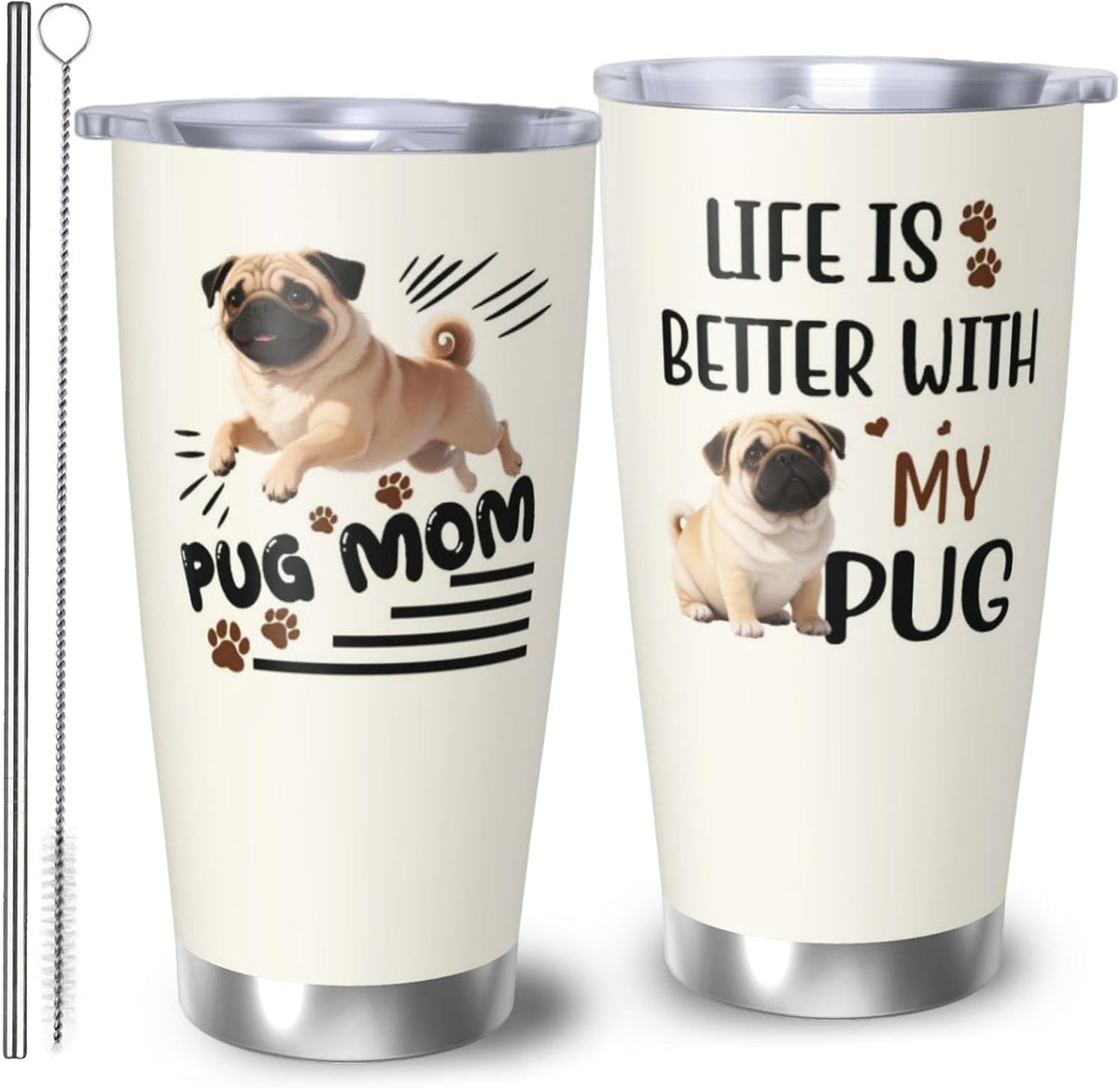 Shih Tzu Gifts for Women 20oz Tumbler, Gift for Shih Tzu Lovers | Lovely Shih Tzu Mom Mug Present, Heartfelt Gift for Female Shih Tzu Pet Owners