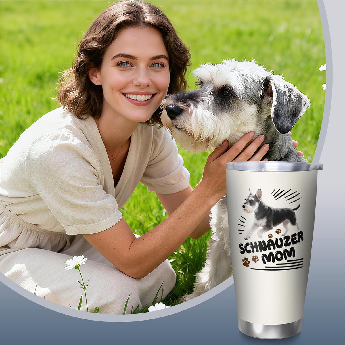 Shih Tzu Gifts for Women 20oz Tumbler, Gift for Shih Tzu Lovers | Lovely Shih Tzu Mom Mug Present, Heartfelt Gift for Female Shih Tzu Pet Owners
