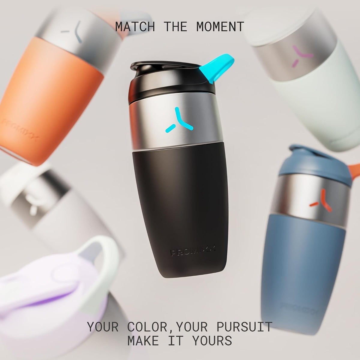 Pursuit Stainless Steel Shaker Bottle 26oz, Midnight Blue