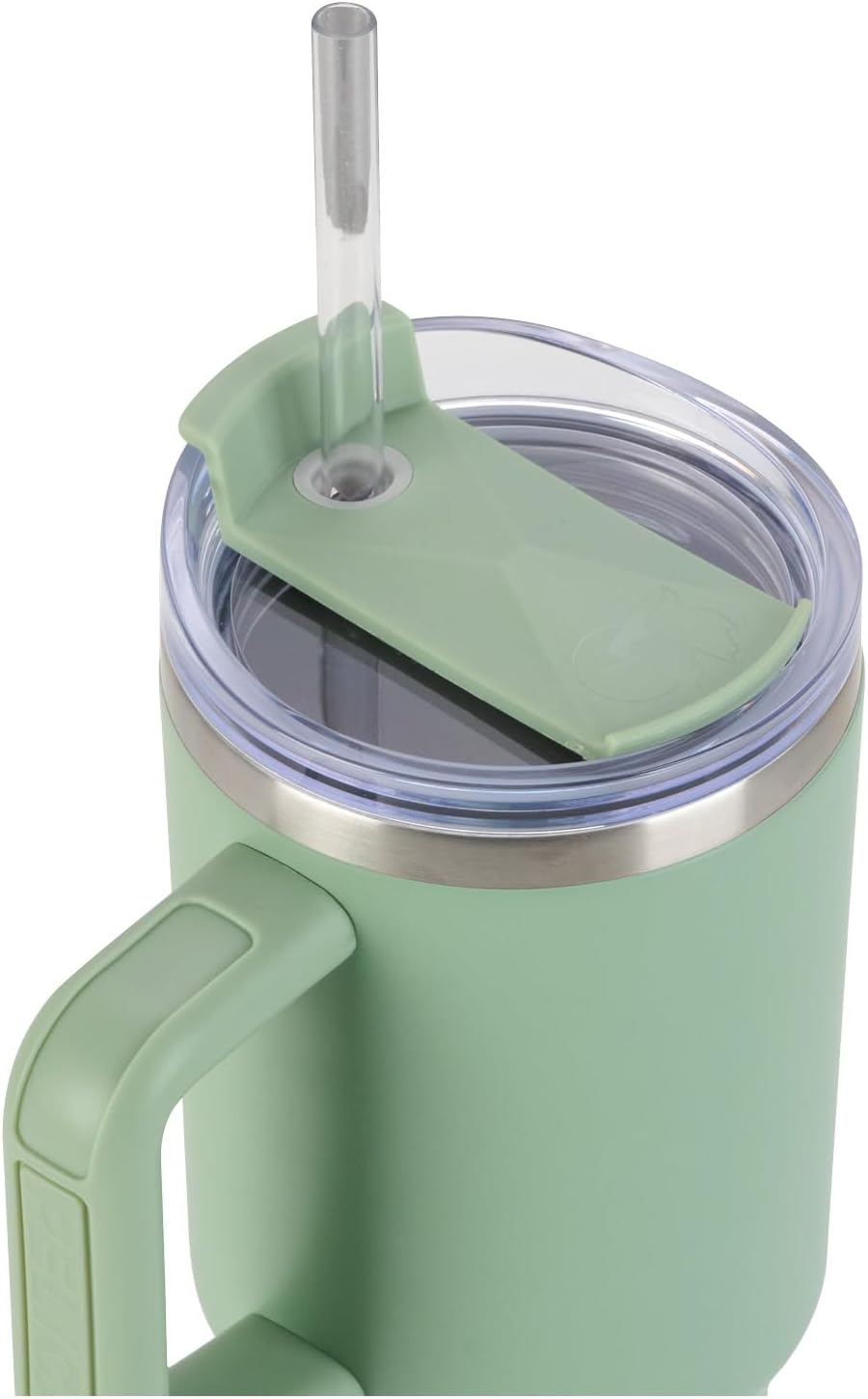 Pelican Porter™ 30 oz Travel Tumbler – Recycled Stainless Steel, Vacuum Insulated Mug with Handle – Keeps Drinks Hot 9 Hrs / Cold 16 Hrs – Spill-Resistant Lid, Dishwasher Safe– DESERT SAGE