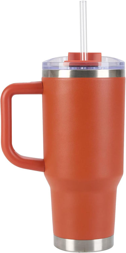 Pelican Porter™ 30 oz Travel Tumbler – Recycled Stainless Steel, Vacuum Insulated Mug with Handle – Keeps Drinks Hot 9 Hrs / Cold 16 Hrs – Spill-Resistant Lid, Dishwasher Safe– DESERT SAGE