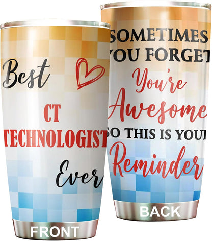Best Caterer Ever Tumbler Stainless Steel 20oz, Office Gifts Women Men Work Friends Coworker, Driking Coffee Cup For Birthday Christmas - Colors O