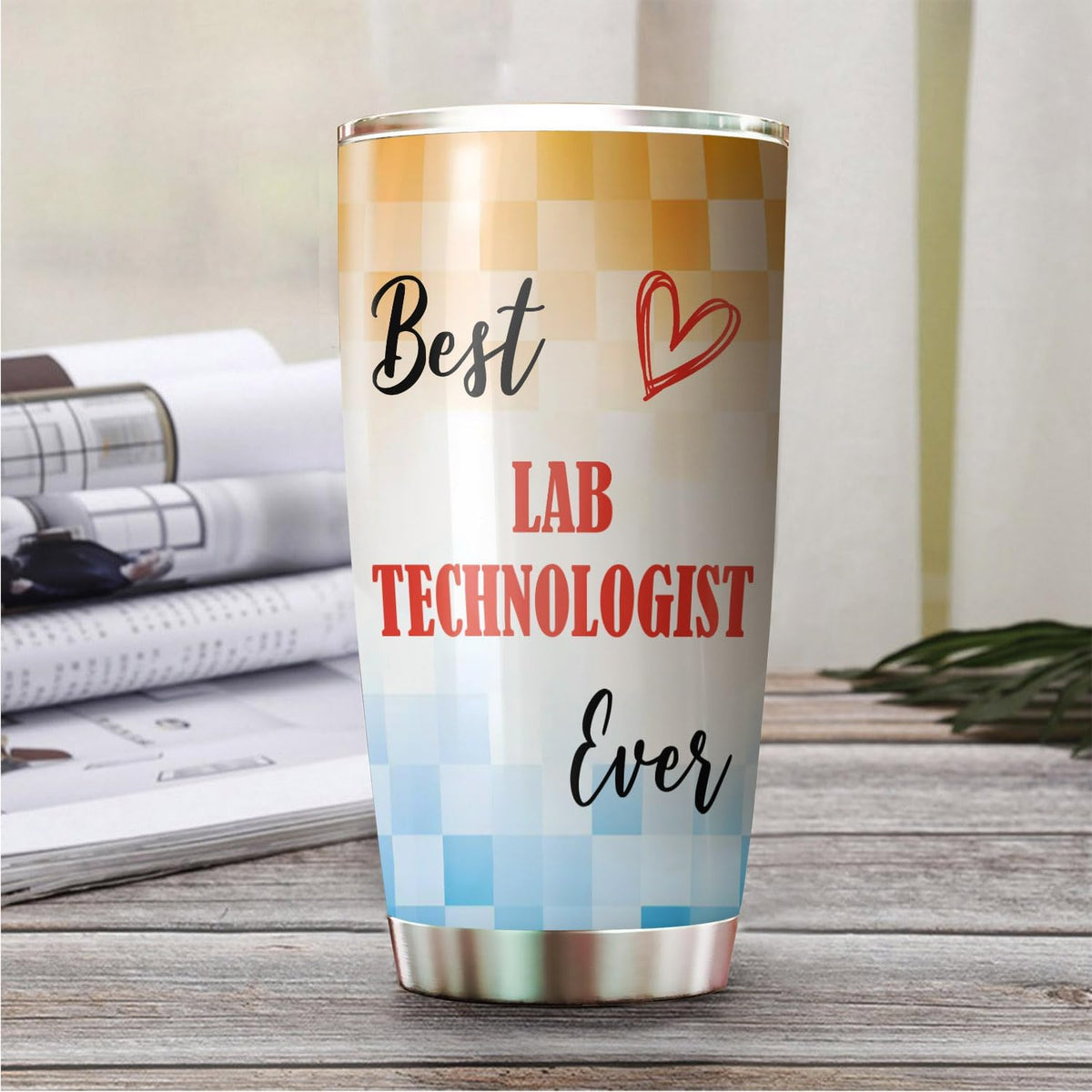 Best Caterer Ever Tumbler Stainless Steel 20oz, Office Gifts Women Men Work Friends Coworker, Driking Coffee Cup For Birthday Christmas - Colors O