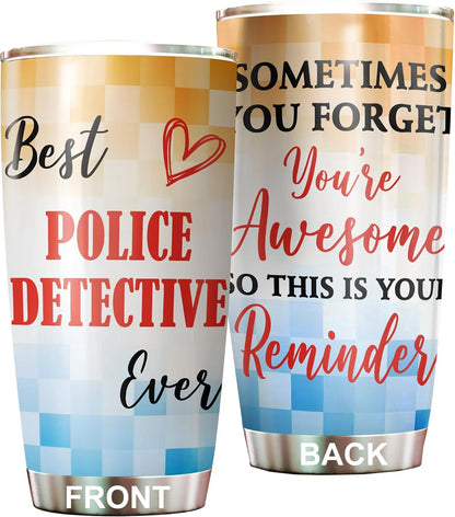 Best Caterer Ever Tumbler Stainless Steel 20oz, Office Gifts Women Men Work Friends Coworker, Driking Coffee Cup For Birthday Christmas - Colors O