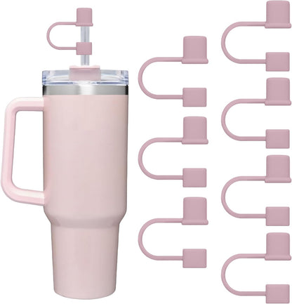 7Pcs Straw Cover Cap for Stanley 40&30oz Cup Straw Toppers -7 Color