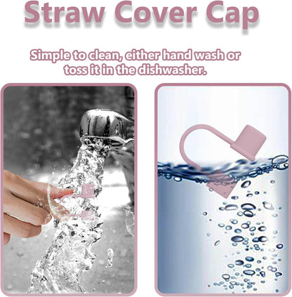 7Pcs Straw Cover Cap for Stanley 40&30oz Cup Straw Toppers -7 Color