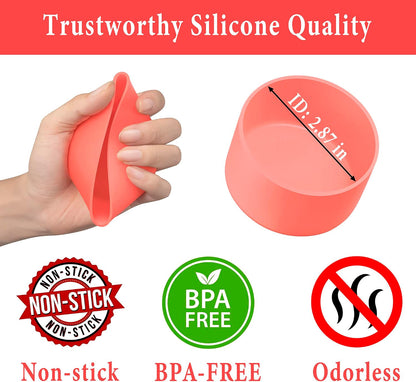 2-Pack Silicone Boots for Stanley, Owala & More, Fits Select Cups & Bottles