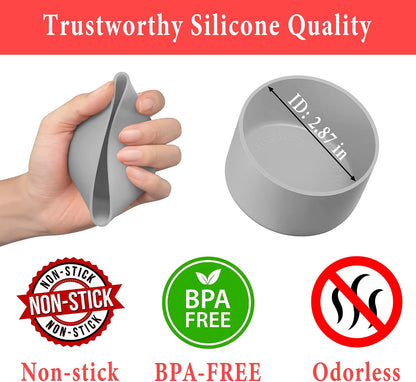 2-Pack Silicone Boots for Stanley, Owala & More, Fits Select Cups & Bottles