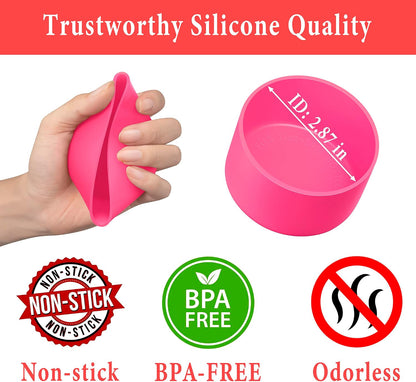 2-Pack Silicone Boots for Stanley, Owala & More, Fits Select Cups & Bottles