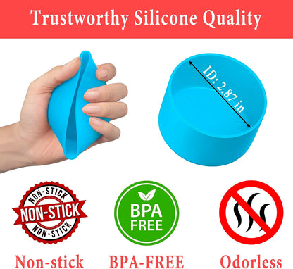 2-Pack Silicone Boots for Stanley, Owala & More, Fits Select Cups & Bottles