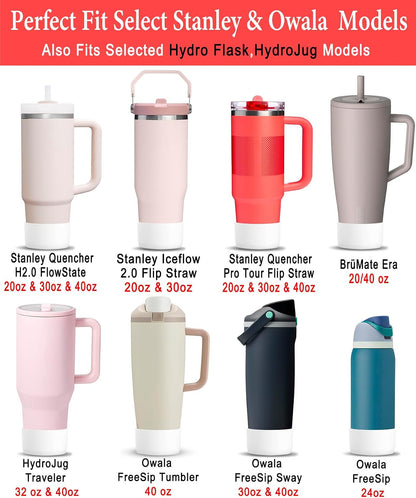 2-Pack Silicone Boots for Stanley, Owala & More, Fits Select Cups & Bottles