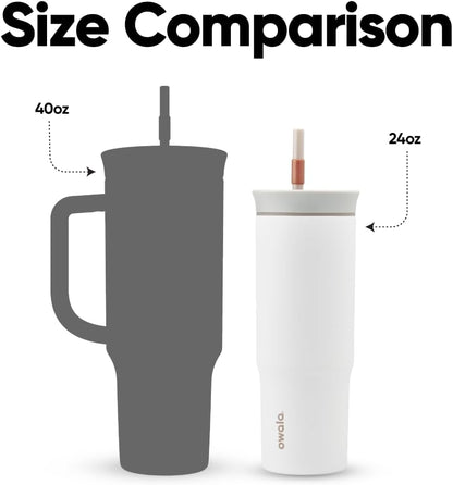 Tumbler Stainless Steel Water Bottle 24 oz Iced Tea