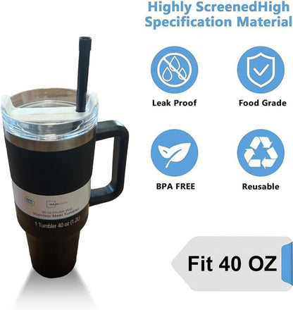20 oz Tumbler Lids for Yeti, 20oz Magnetic Tumbler Lids, Spill Proof Replacement Slider Cup Lid for YETI 20oz Tumbler, 10oz & 24oz Mug and 10oz Lowball, BPA Free