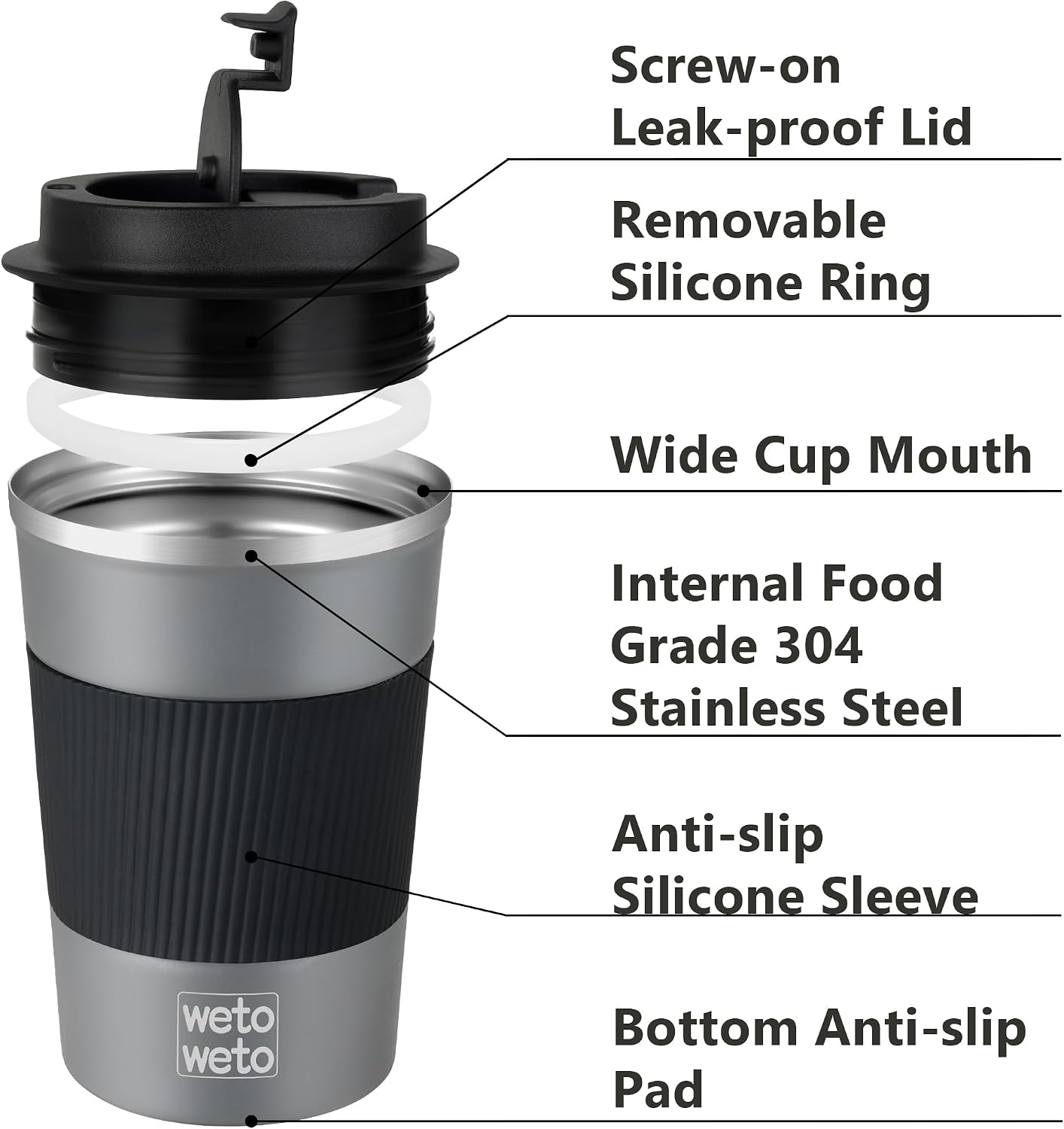 12 oz Stainless Steel Insulated Tumbler, Travel Coffee Mug, Insulated Coffee Mug with Lid, Spill Proof Coffee Cup, Portable Thermal Mug, Reusable Cup for Hot and Cold (Green-White)