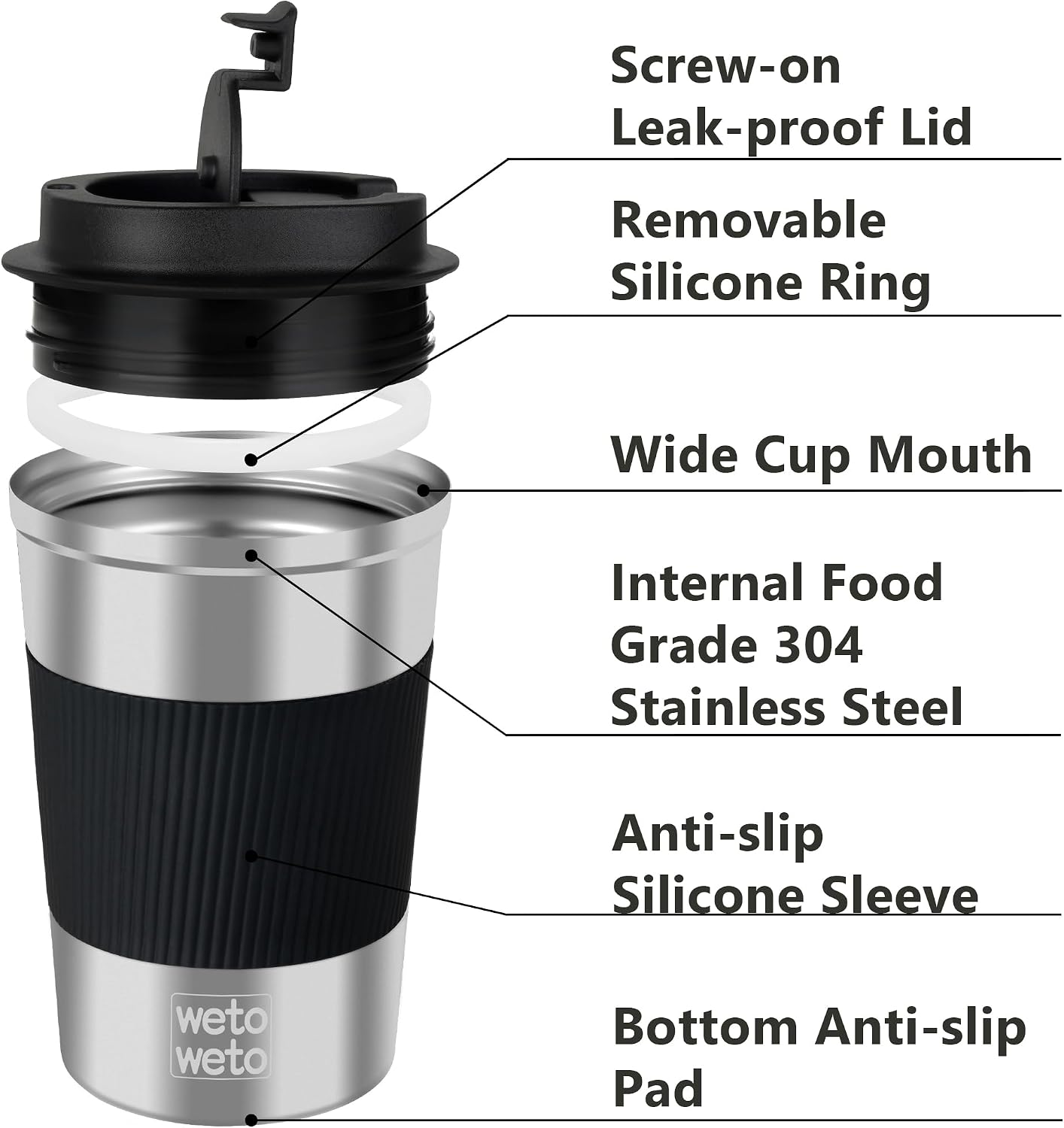 12 oz Stainless Steel Insulated Tumbler, Travel Coffee Mug, Insulated Coffee Mug with Lid, Spill Proof Coffee Cup, Portable Thermal Mug, Reusable Cup for Hot and Cold (Green-White)