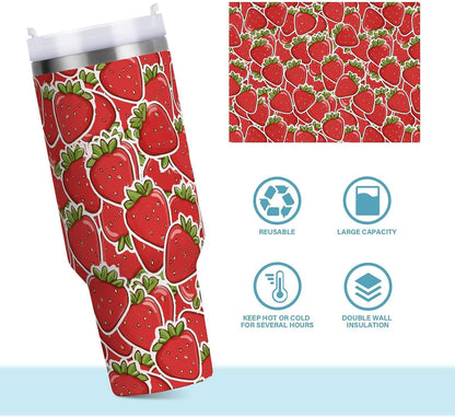 Monkey Face Banana 30 oz Tumbler with Handle and Straw Lid, Insulated Stainless Steel Water Bottle Portable Travel Coffee Tea Mug Cup - Colors B