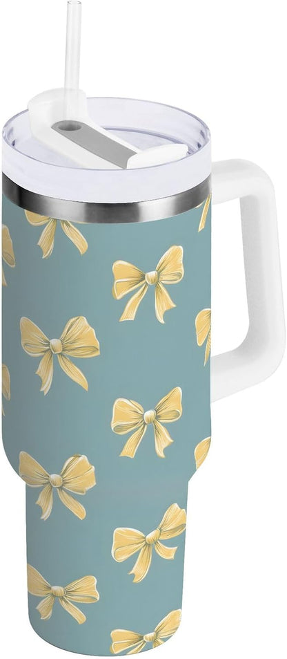 Monkey Face Banana 30 oz Tumbler with Handle and Straw Lid, Insulated Stainless Steel Water Bottle Portable Travel Coffee Tea Mug Cup - Colors B