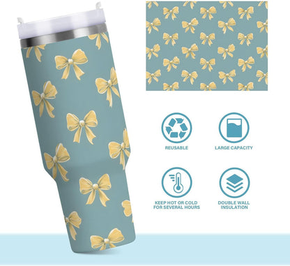 Monkey Face Banana 30 oz Tumbler with Handle and Straw Lid, Insulated Stainless Steel Water Bottle Portable Travel Coffee Tea Mug Cup - Colors B