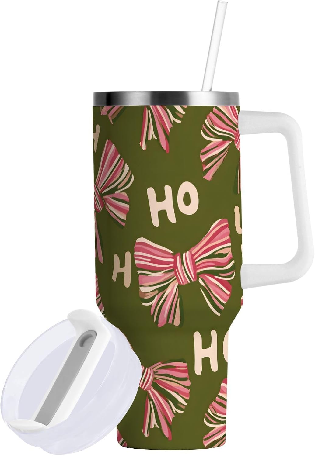 Monkey Face Banana 30 oz Tumbler with Handle and Straw Lid, Insulated Stainless Steel Water Bottle Portable Travel Coffee Tea Mug Cup - Colors B