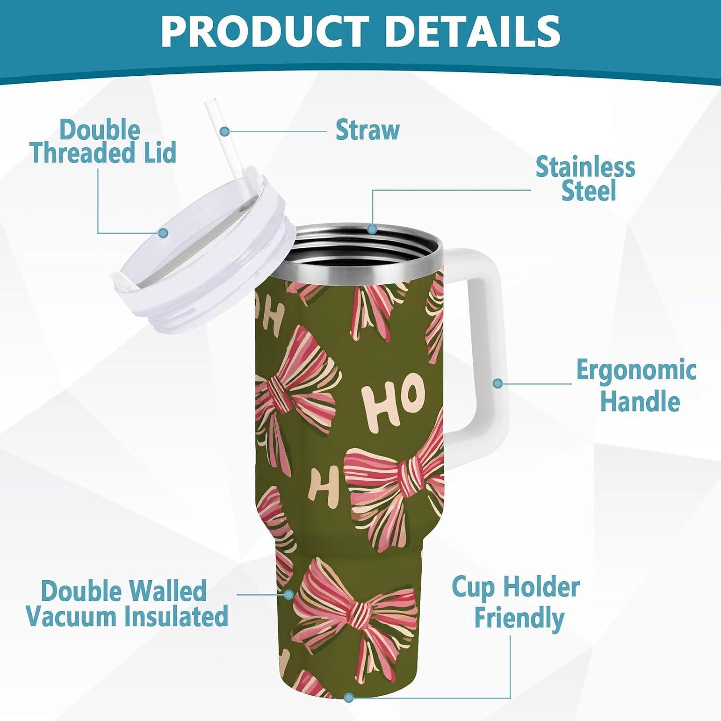 Monkey Face Banana 30 oz Tumbler with Handle and Straw Lid, Insulated Stainless Steel Water Bottle Portable Travel Coffee Tea Mug Cup - Colors B